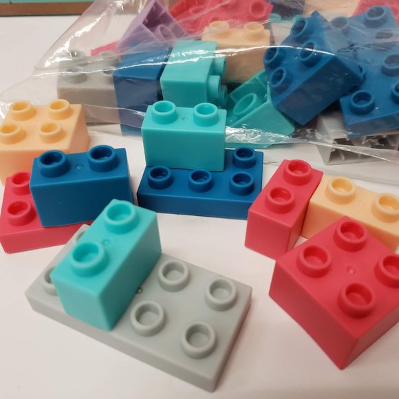 New 48pc Mini Soft Building Bricks - Picture 9 of 16